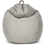 Green Bean Sitzsack, Grau, Textil, F&uuml;llung: Styroporkugeln, Oval, 100x120x50...