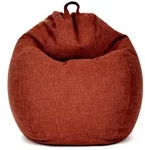 Green Bean Sitzsack, Rot, Textil, F&uuml;llung: Styroporkugeln, Oval, 100x120x50 cm,