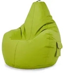 Green Bean Sitzsack, Gr&uuml;n, Textil, F&uuml;llung: Styroporkugeln, Oval, 70x90x80 cm,