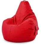 Green Bean Sitzsack, Rot, Textil, F&uuml;llung: Styroporkugeln, Oval, 70x90x80 cm,