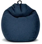 Green Bean Sitzsack, Dunkelblau, Textil, F&uuml;llung: Styroporkugeln, Oval,...