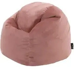 Veeva Sitzsack, Pink, Kunststoff, 100 L, 1-Sitzer, 53x50x53 cm, Hergestellt in