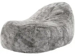 icon Sitzsack-Liege, Grau, Kunststoff, 1-Sitzer, 105x51x130 cm, Hergestellt in