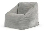 icon Sitzsack, Grau, Textil, 100 L, 1-Sitzer, Freiform, 55x44x55 cm, Hergestellt in