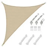 Amanka Sonnensegel, Beige, Kunststoff, Dreieckig, 360x510 cm, Sonnen- &...