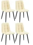 CLP Stuhl, Creme, Metall, 45x84x55 cm, Esszimmer, St&uuml;hle, Esszimmerst&uuml;hle,