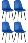 CLP Stuhl, Blau, Metall, 45x88x54 cm, Esszimmer, St&uuml;hle, Esszimmerst&uuml;hle,