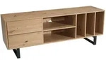Livetastic Lowboard, Eiche, Metall, 2 Schublade(n) Schubladen, 150x55x40 cm,...
