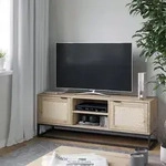 Vicco Lowboard, Sonoma Eiche, Holzwerkstoff, 4 F&auml;cher, Rechteckig, 140x52.5x40 cm,
