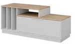 Vicco Lowboard, Wei&szlig;, Sonoma Eiche, Holzwerkstoff, 120x49.9x40 cm, Wohnzimmer,