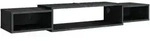 Vicco Tv-Schrank, Schwarz, Holzwerkstoff, 3 F&auml;cher, Rechteckig, 139.7x20.3x29...