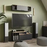 Vicco Lowboard, Anthrazit, Sonoma Eiche, Holzwerkstoff, 120x49.9x40 cm, Wohnzimmer,