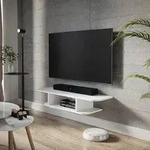 Vicco Tv-Schrank, Wei&szlig;, Holzwerkstoff, 4 F&auml;cher, Rechteckig, 105x18.2x30 cm,