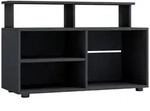 Mid.you Lowboard, Schwarz, Kunststoff, 1 F&auml;cher, 90x59x36 cm, stehend, in