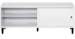 ebuy24 TV, Wei&szlig;, Holzwerkstoff, 150x56x40 cm, Wohnzimmer, TV M&ouml;bel