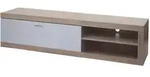MCW Tv-Rack, Eiche, Holz, 180x43x41 cm, Wohnzimmer, Wohnw&auml;nde, Lowboards,...