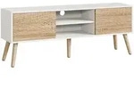 [en.casa] Lowboard, Eiche, Holz, 120x46.5x29.5 cm, Wohnzimmer, Wohnw&auml;nde, Lowboards,