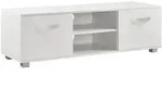 [en.casa] Lowboard, Wei&szlig;, Holzwerkstoff, 120x38x40 cm, Wohnzimmer, Wohnw&auml;nde,
