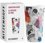 Ritzenhoff Kaffeebecher, Mehrfarbig, Keramik, Kaffee & Tee, Tassen, Kaffeebecher