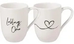 Villeroy & Boch Kaffeebecher, Wei&szlig;, Keramik, Rund, Kaffee & Tee, Tassen,