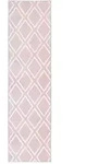 Kayoom L&auml;ufer Monroe 225 Rosa, Rosa, Textil, geometrisch, rechteckig, 80x300 cm,