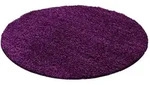 Ayyildiz Hochflorteppich Life 1500, Lila, Textil, Uni, rund, Oeko-Tex&reg; Standard