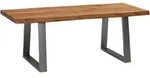 Mid.you Couchtisch, Akazie, Holz, Akazie, massiv, rechteckig, Kufe, 60x46x120...