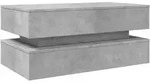 vidaXL Couchtisch, Hellgrau, Holz, Strukturbuche, Rechteckig,Rechteckig, 90x40x50 cm,