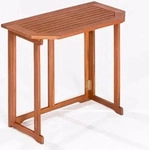 Gardenson GARTENKLAPPTISCH Natur 74x50x90 cm