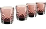 Creatable Gl&auml;serset, Violett, Glas, 4-teilig, 300 ml, 26x15x26 cm, Essen & Trinken,