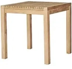 Jan Kurtz Gartentisch, Teak, Holz, Teakholz, massiv, quadratisch, eckig, 75x75x75 cm,
