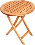 Gardenson GARTENKLAPPTISCH Natur 75x65x65 cm