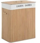 Homcom 100L, Natur, Naturmaterialien, 32x63x52 cm, Ordnen & Aufbewahren,