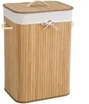 tectake W&auml;schekorb,, Beige, Textil, Rechteckig, 31.5x60x42 cm, Ordnen &...