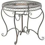 CLP Gartentisch, Bronze, Metall, 90x69x90 cm, Gartenm&ouml;bel, Gartentische,