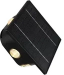 Globo Solarleuchte, Klar, Schwarz, Kunststoff, 7x13.1x13.1 cm, Farben...