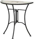 Gardenson Gartentisch, Mehrfarbig, Schwarz, Keramik, Mosaik, formgebogen, Flachrohr,