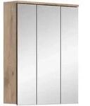 Mid.you Spiegelschrank, Eiche, Holzwerkstoff, 6 F&auml;cher, 60x77x18 cm, FSC Mix,