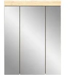 Mid.you Spiegelschrank, Eiche, Glas, 6 F&auml;cher, 60x79x18 cm, FSC Mix, h&auml;ngend,