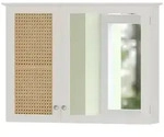Vicco Badspiegelschrank, Wei&szlig;, Holzwerkstoff, 5 F&auml;cher, Rechteckig,...