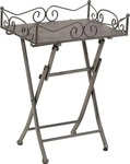 Gardenson GARTENBEISTELLTISCH Grau 36x69x51 cm