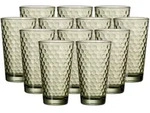 Ritzenhoff Breker Longdrinkgl&auml;ser, Olivgr&uuml;n, Glas, Konisch, Essen & Trinken,