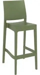CLP Barhocker, Olivgr&uuml;n, Kunststoff, 45x105x51 cm, Esszimmer, Barm&ouml;bel, Barhocker