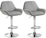 CLP Barhocker, Grau, Metall, 51x89x52 cm, Esszimmer, Barm&ouml;bel, Barhocker