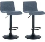CLP Barhocker, Blau, Metall, 39x84x36 cm, Esszimmer, Barm&ouml;bel, Barhocker