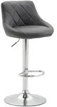 CLP Barhocker, Grau, Metall, 46x83x49 cm, Esszimmer, Barm&ouml;bel, Barhocker