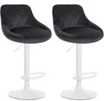 CLP Barhocker, Dunkelgrau, Metall, 46x83x49 cm, Esszimmer, Barm&ouml;bel, Barhocker