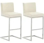CLP Barhocker, Creme, Metall, 42x104x48 cm, Esszimmer, Barm&ouml;bel, Barhocker