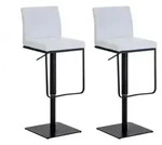 CLP Barhocker, Wei&szlig;, Metall, 42x86x44 cm, Esszimmer, Barm&ouml;bel, Barhocker