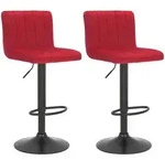 CLP Barhocker, Rot, Metall, 41x87x49 cm, Esszimmer, Barm&ouml;bel, Barhocker